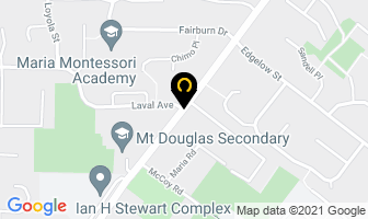 Gordon Head Guitar Lessons in Victoria map