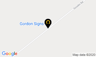 Gordon Signs in Spencerville map
