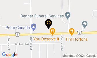 Gord's Driving School in Mississauga map