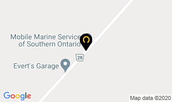 Gords Septic Tank Pumping in Magog map