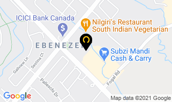 Gore Meat Shop in Brampton map