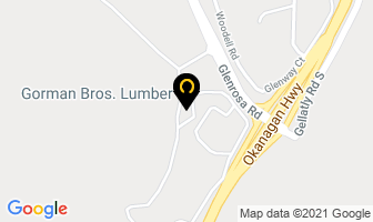 Gorman Bros Lumber Ltd in West Kelowna map