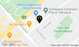 Gosselin Andr&eacute; in Boucherville map