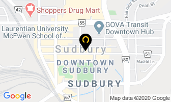 Gougeon Insurance Brokers in Sudbury map