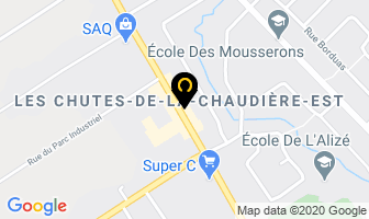 Goulet Dorice Notaire in Levis map