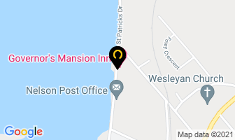 Governor's Mansion Inn in Miramichi map