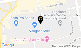 Gr8 Stream Vaughan Mills in Vaughan map