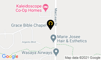 Grace Bible Chapel in Steinbach map