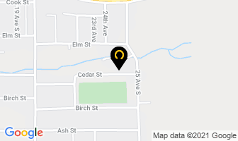 Grace Christian Fellowship in Creston map