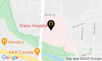 Grace Hospital in Winnipeg map