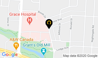 Grace Hospital Human Resource Services in Winnipeg map