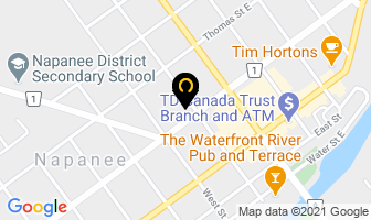 Grace United Church in Napanee map
