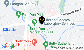 Gracemed North York in North York map