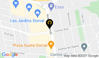 Gracia Kharmouch in Dorval map