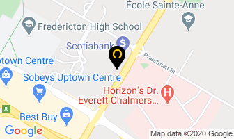 Graham Brent D Dr in Fredericton map