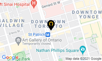Graham Estate Law in Orillia map