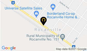 Grainger Excavating in Rocanville map