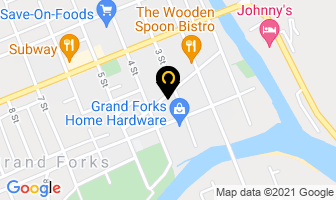 Grand Forks Optical in Grand Forks map