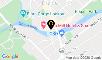 Grand Gourmet in Elora map