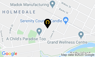 Grand River Aqua Massage in Brantford map