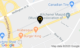 Grand River Personnel Limited in Kitchener map