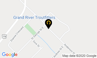 Grand River Troutfitters Ltd in Fergus map