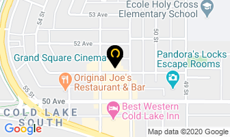 Grand Square Cinema in Cold Lake map