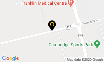 Grand Valley Distributors in Cambridge map