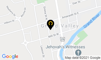Grand Valley Feed Service in Grand Valley map