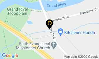 Grand Valley Garden Village in Kitchener map
