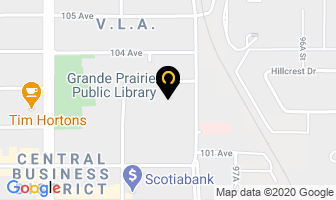 Grande Prairie Public Library in Grande Prairie map