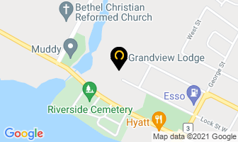 Grandview Lodge in Amherstburg map