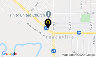 Grang Zhou Restaurant in Preeceville map