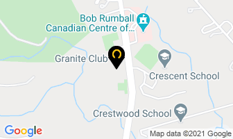 Granite Club in Orillia map