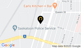 Granite Curling Club in Saskatoon map