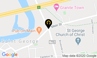 Granite Town Septic Services in Saint George map