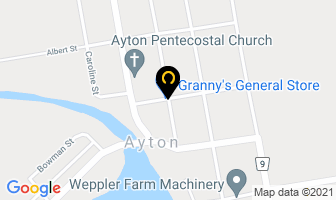 Granny's General Store in Drayton map