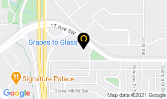 Grapes To Glass in Calgary map