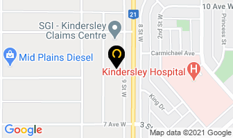 Grassland Environmental Inc in Kindersley map