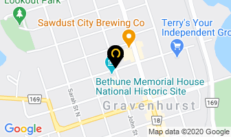 Gravenhurst Curling Club in Gravenhurst map