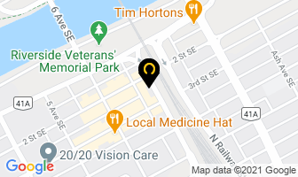 Gravity Sports in Medicine Hat map