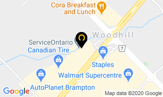 Great Look Hair Salon in Brampton map