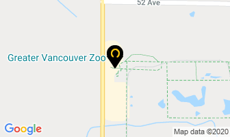 Greater Vancouver Zoo in Langley map