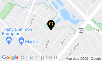 Greco Landscaping & Snow Removal in Brampton map