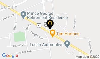 Greco Pizza in Lucan map