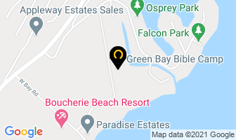 Green Bay Bible Camp in West Kelowna map