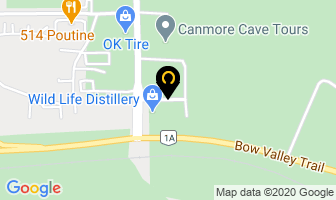 Green Extreme Outdoors Ltd in Canmore map