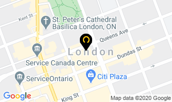 Green Shield Canada in London map