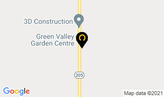Green Valley Garden Centre in Division No. 22 map