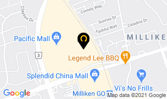 Green Vegetarian Market in Markham map